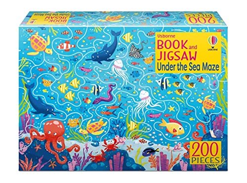 Book and Jigsaw Under the Sea Maze Smith Sam