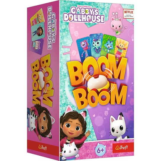 Boom Boom Koci domek Gabi, gra planszowa, Trefl Trefl