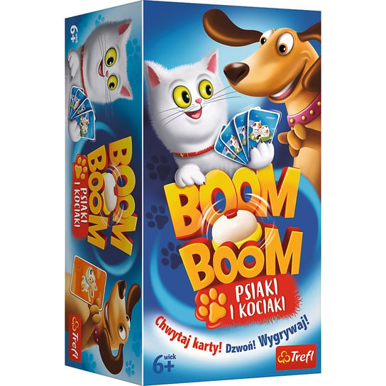 Boom Boom Psiaki i Kociaki, gra planszowa, Trefl Trefl