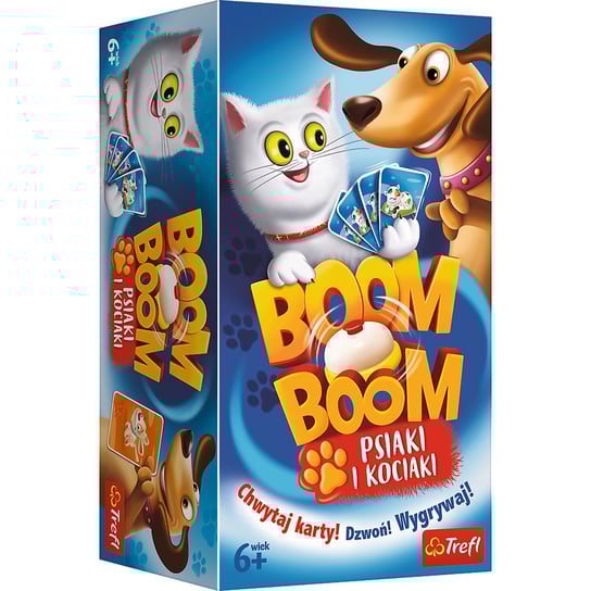Boom Boom Psiaki i Kociaki, gra planszowa, Trefl Trefl