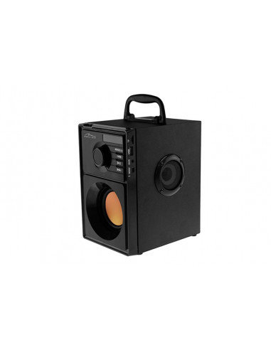 BOOMBOX BT MT3145_V2 - Kompaktowy głośnik Bluetooth stereo z wbudowanym wooferem, 600W PMPO. FM, MP3. Wbudowany akumulator. Pilo Media-Tech