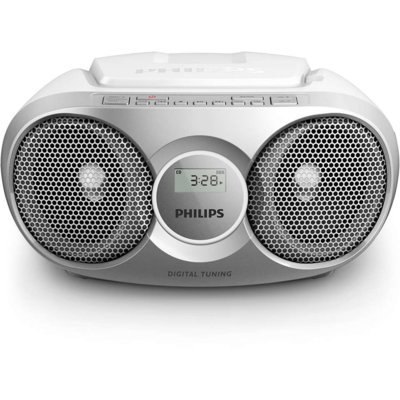 Boombox Philips AZ215S/12 radioodtwarzacz CD srebrny [H] Philips
