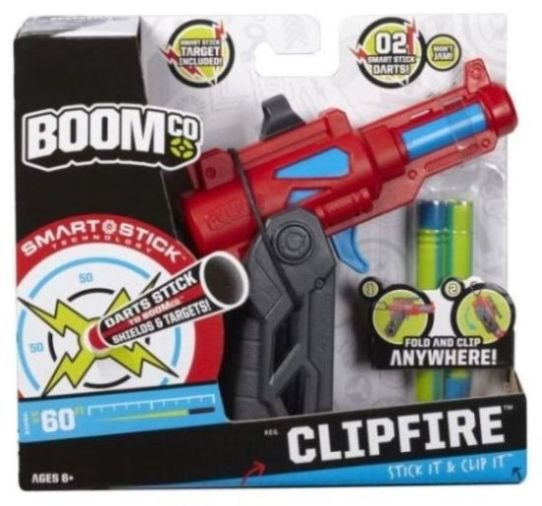 BOOMco, pistolet Clipfire + 2 rzutki Boomco