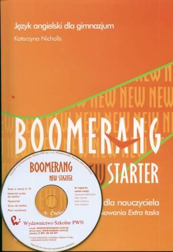 Boomerang new starter. Język angielski. Książka dla nauczyciela + CD Nicholls Katarzyna