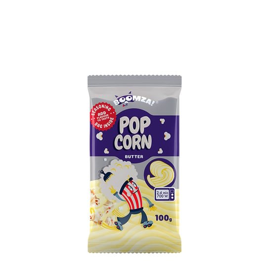 Boomza Popcorn Do Mikrofalówki O Smaku Masła, 100G Inny producent