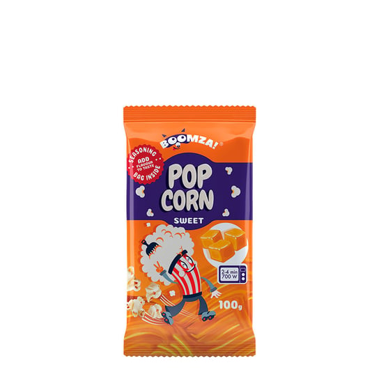 Boomza Popcorn Do Mikrofalówki O Smaku Słodki, 100G Inny producent