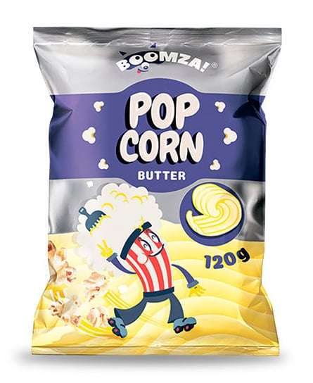 Boomza popcorn o smaku masła, 120g Inna marka