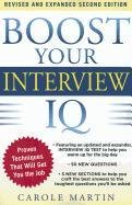 Boost Your Interview IQ 2/E Martin Carole