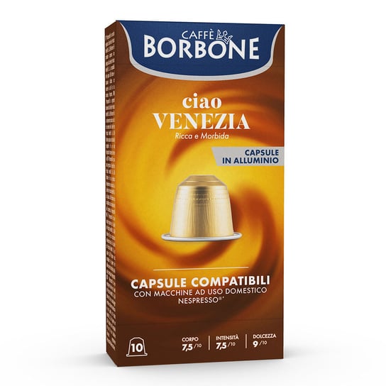 BORBONE CIAO VENEZIA Nespresso kaps. 10 szt. Caffe Borbone