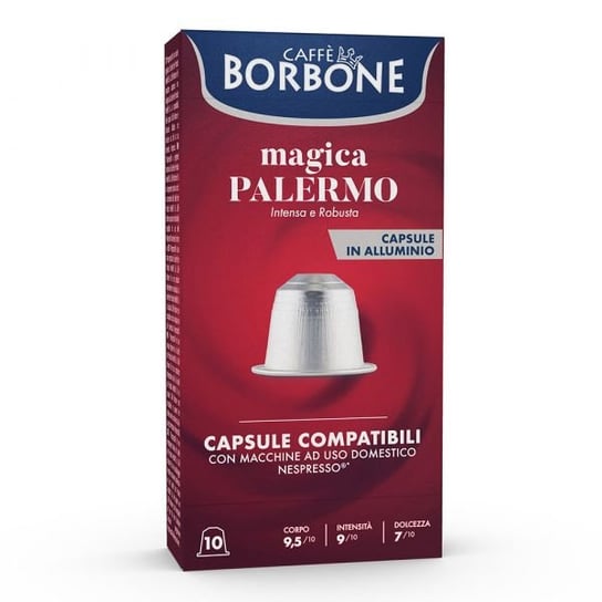 BORBONE MAGICA PALERMO Nespresso kaps. 10 szt. Caffe Borbone
