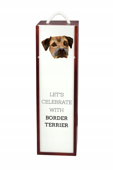 Border Terrier geometryczny Pudełko na wino Inna marka