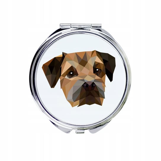 Border Terrier Lusterko składane Pies geometryczny Inna marka