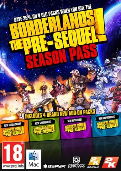 Borderlands: The Pre-Sequel! - Season Pass, PC Aspyr, Media