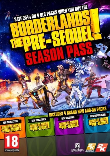 Borderlands: The Pre-Sequel! - Season Pass, PC 2K Games