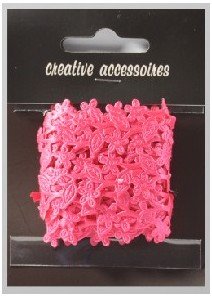 Bordiurka Kwiatowa 16Mmx1,8M Pink, Galeria Hobby Inny producent