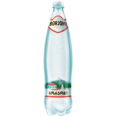 Borjomi, gruzińska naturalna woda mineralna, 1 l Borjomi