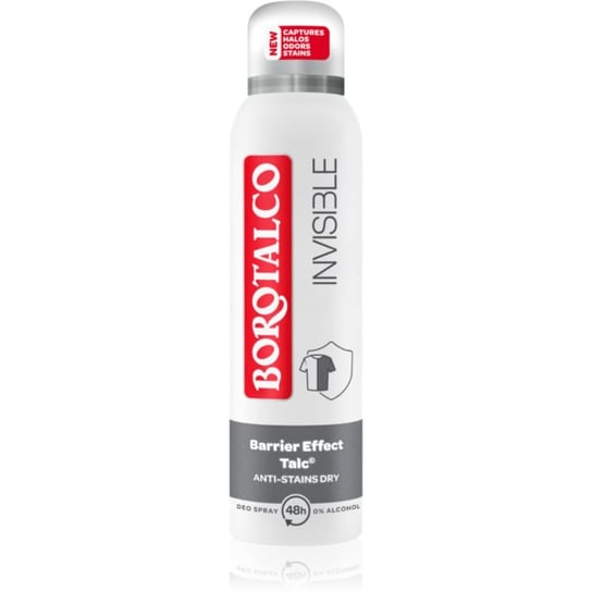 Borotalco Invisible dezodorant w sprayu przeciw nadmiernej potliwości 150 ml Borotalco