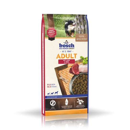 Bosch, karma dla psów, Adult Lamb &amp, rice, 15kg Bosch
