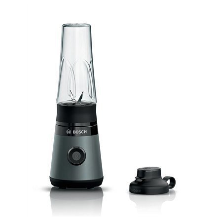 Bosch VitaPower ToGo Smoothie Maker MMB2111S Stołowy, 450 W, materiał słoika Tritan, pojemność słoika 0,6 L, kruszenie lodu, sre Bosch