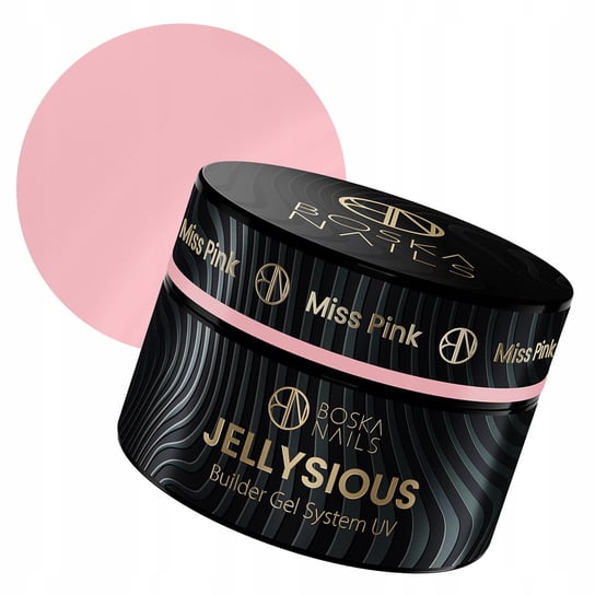 Boska Nails, Jellysious Miss Pink, Budujący Żel UV Do Paznokci, 15ml Boska Nails