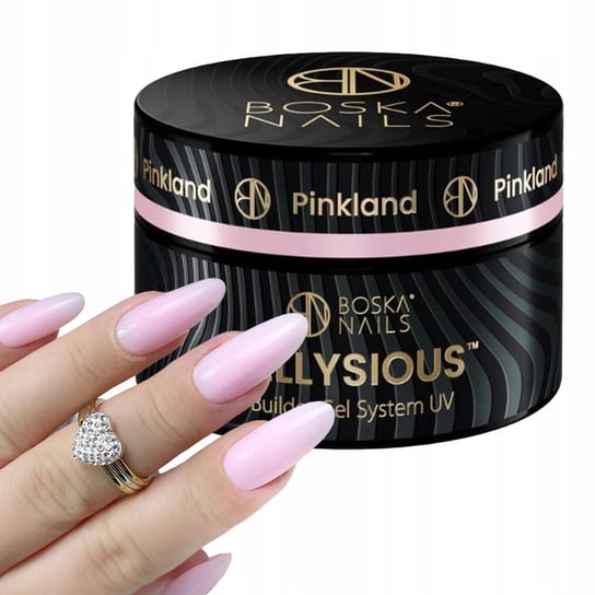 Boska Nails Jellysious Pinkland, Budujący żel UV do paznokci, 15ml Boska Nails