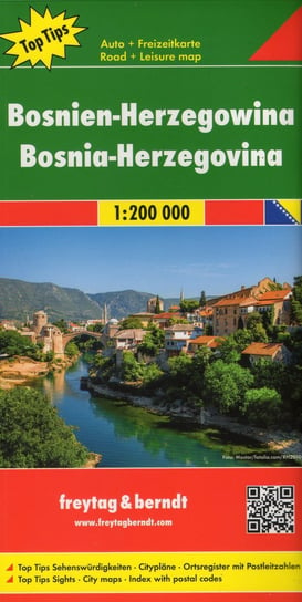 Bośnia i Hercegowina. Mapa 1:200 000 Freytag & Berndt