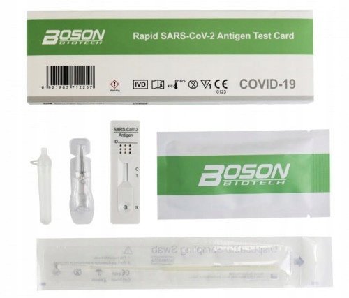 Boson Biotech, Test Covid Do Samokontroli Antygenowy Boson, 5 Szt Boson Biotech