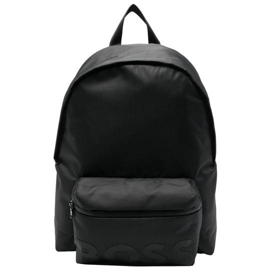 BOSS Logo Backpack J20364-09B, Czarne Plecak, pojemność: 15 L Boss