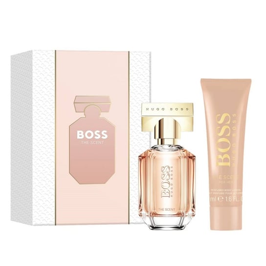 Boss The Scent, zestaw woda perfumowana 30ml+body lotion 50ml Boss