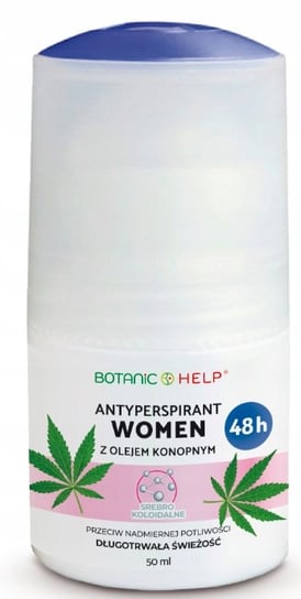 Botanic Help, Woman, Antyperspirant z olejem konopnym, 50 ml Botanic Help