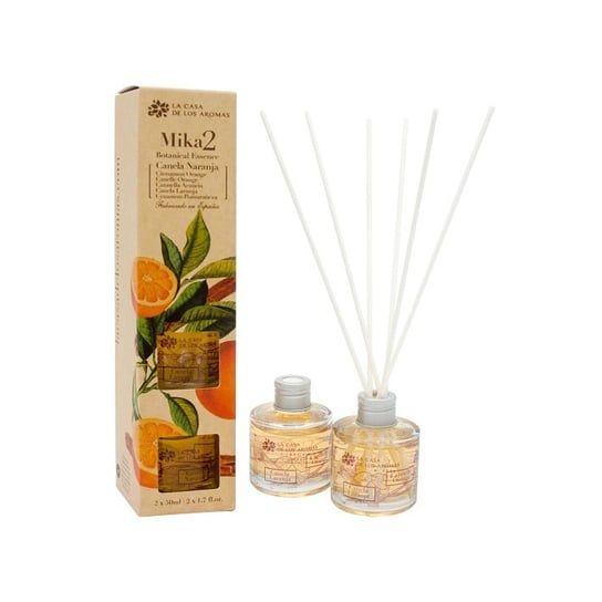 Botanical Essence olejek aromatyczny z patyczkami Cynamon z Pomarańczą 2x50ml Flor De Mayo