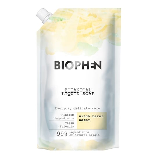 Botanical Liquid Soap mydło w płynie With Hazel Water refill 400ml Biophen