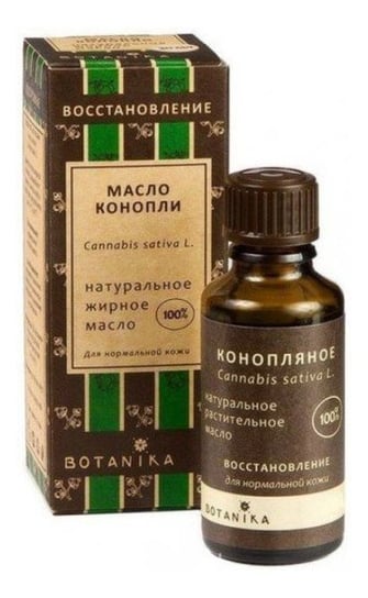 Botanika, naturalny 100% kosmetyczny olej konopny, 30 ml Botanika