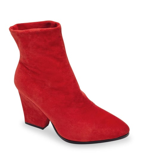 Botki damskie, Ideal Shoes TX-2905, czerwone, rozmiar 36 IDEAL SHOES