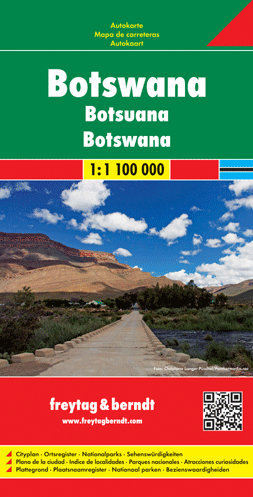 Botswana. Mapa 1:1 500 000 Freytag & Berndt