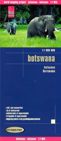Botswana. Mapa samochodowa 1:1 000 000 Reise Know-How
