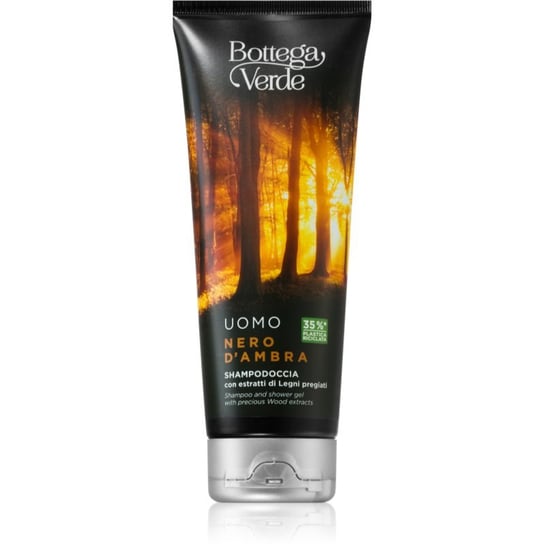Bottega Verde Black Amber szampon i żel pod prysznic 2w1 200 ml Bottega
