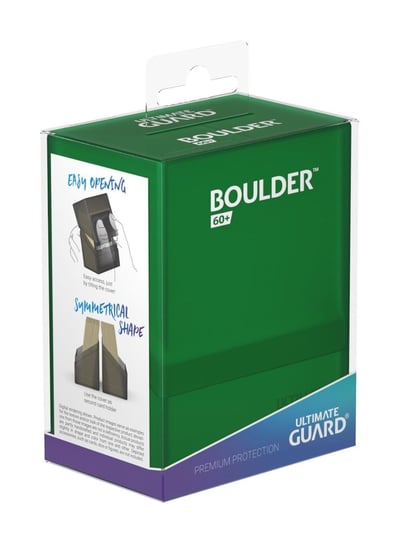 Boulder Deck Case 60+ Standard Size Emerald Ultimate Guard Ultimate Guard