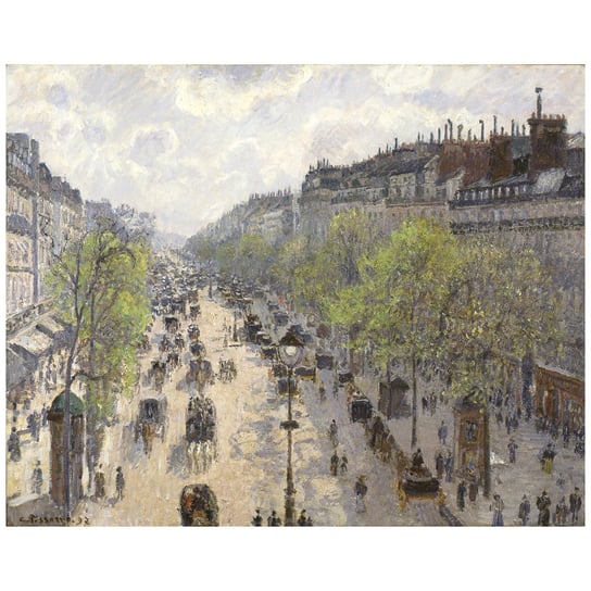 Boulevard Montmartre - Camille Pissarro 60x75 Legendarte