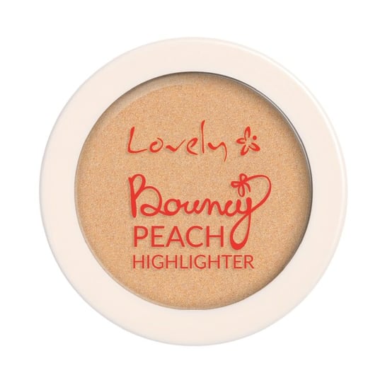 Bouncy Peach Highlighter, rozświetlacz do twarzy, 3.6 g Lovely