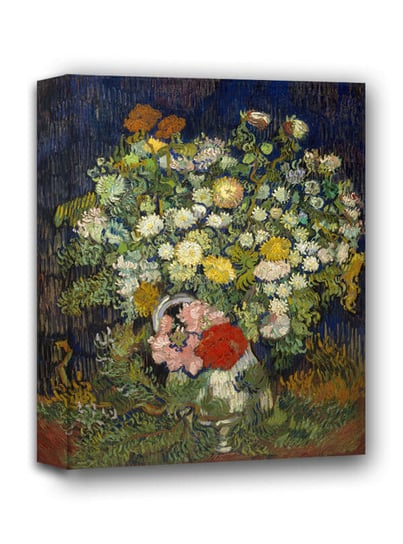 Bouquet of Flowers in a Vase, Vincent van Gogh - obraz na płótnie 30x40 cm Galeria Plakatu