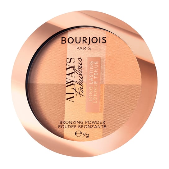 Bourjois, Always Fabulous Bronzing Powder bronzer uniwersalny rozświetlający 001 Medium, 9g Bourjois