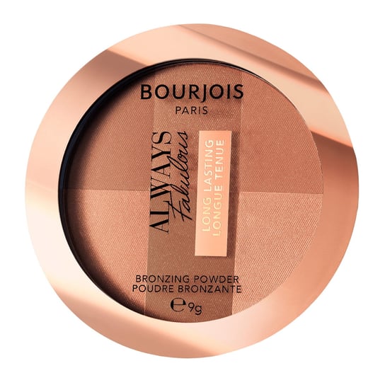 Bourjois, Always Fabulous Bronzing Powder bronzer uniwersalny rozświetlający 002 Dark 9g Bourjois