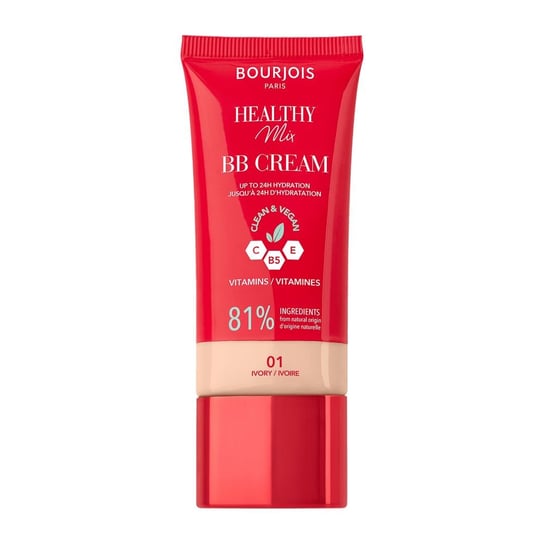 Bourjois Healthy Mix kryjący krem BB z kompleksem witamin C, E i B5 nr 01 Ivory, 30 ml Bourjois