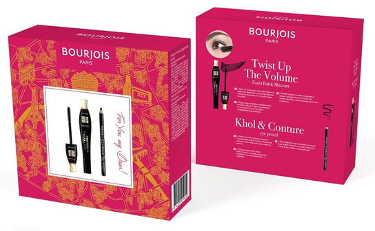 Bourjois, Twist Up Extra Black + Khol Kajal, Zestaw kosmetyków do makijażu, 2 szt. Bourjois