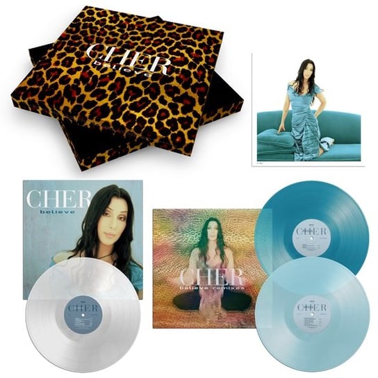 Box: Believe (przeźroczysty winyl i 2 niebieskie) Cher