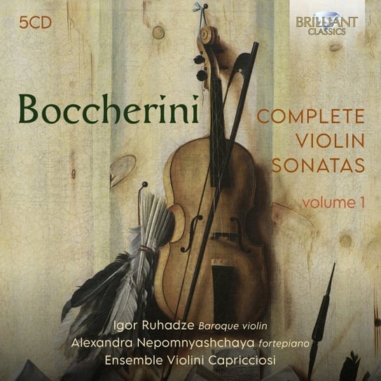 Box Boccherini: Complete Violin Sonatas, Volume 1 Ruhadze Igor, Nepomnyashchaya Alexandra