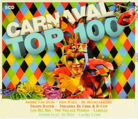Box: Carnaval TOP 100 (Limited Edition) Boney M., Baker George, Spears Britney, Baccara, Hot Chocolate, Estefan Gloria, Mclaren Malcolm, Village People, Los Del Rio