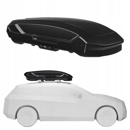BOX DACHOWY THULE MOTION 3 L BLACK GLOSSY Z CZARNYM POŁYSKIEM 450 L Thule