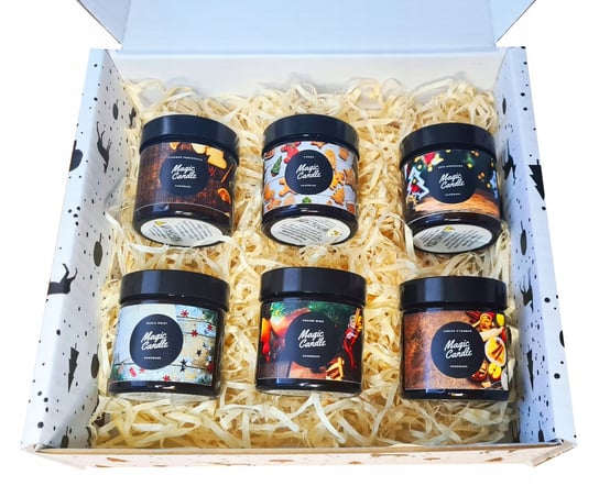 Box prezentowy świeczki sojowe naturalne zapachowe Inny producent